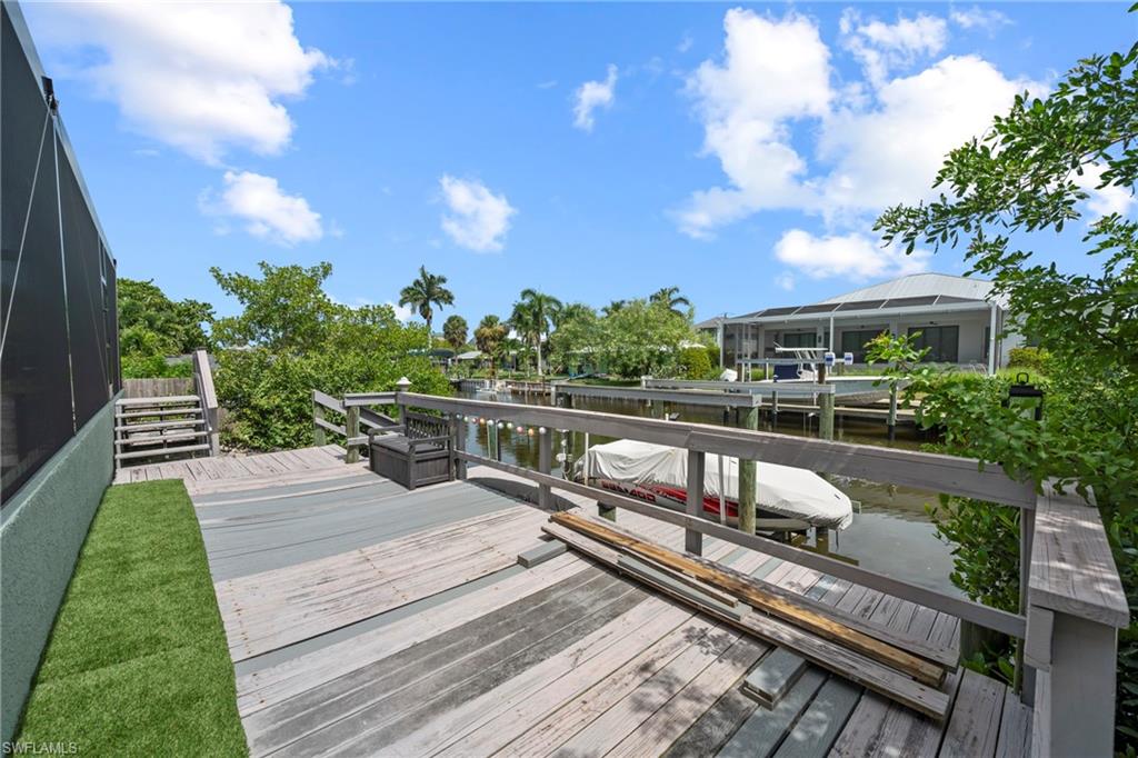 large dock area