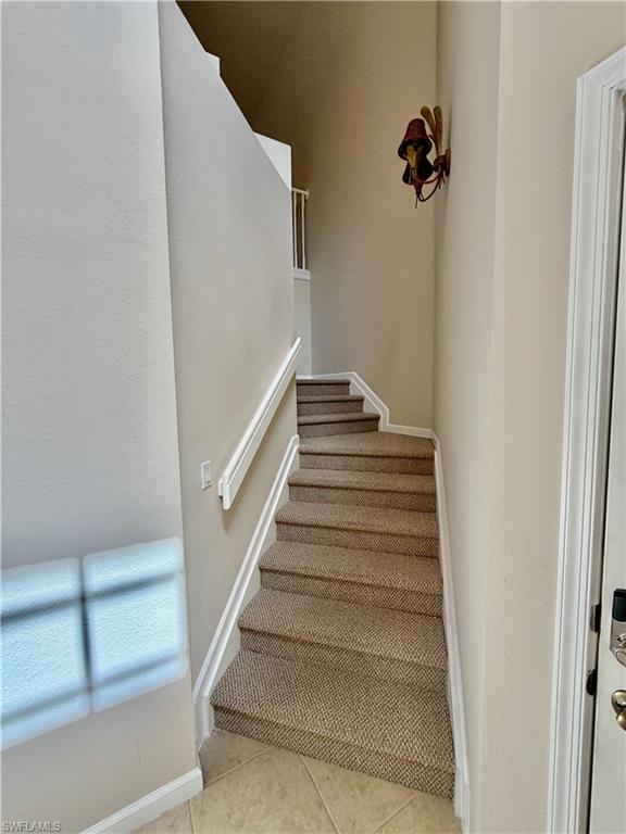 Stairway to living area