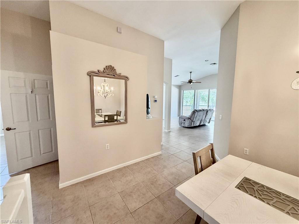 Hallway to living roomas is today