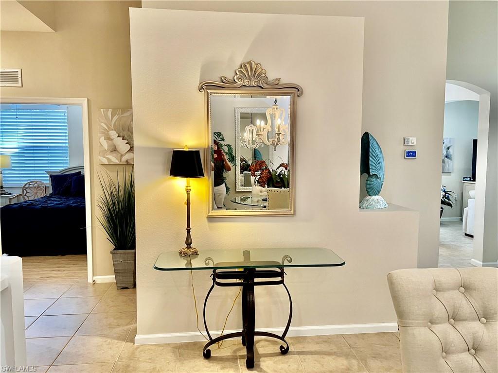 Wall off living room as it was furnished