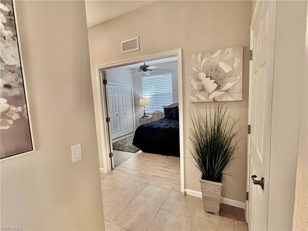 Hall view facing bedroom