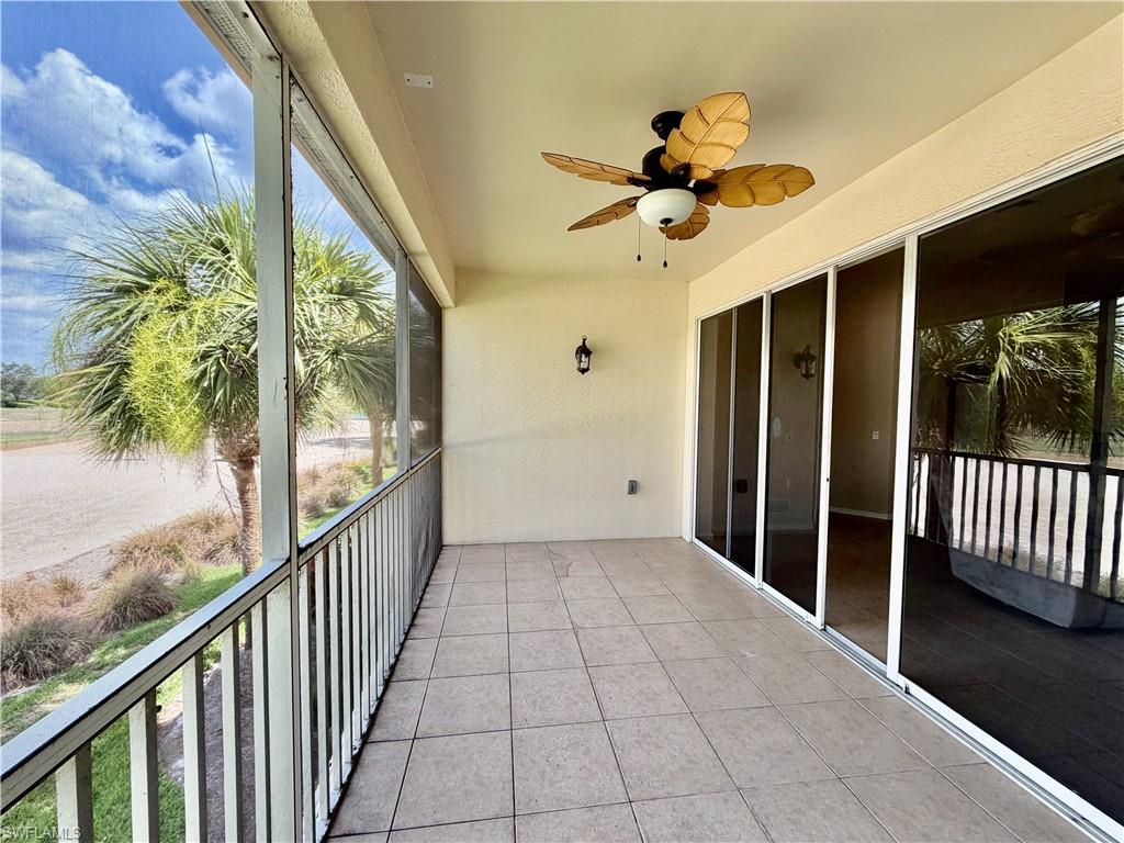 Screen lanai tiled