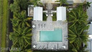 Aerial view of community pool
