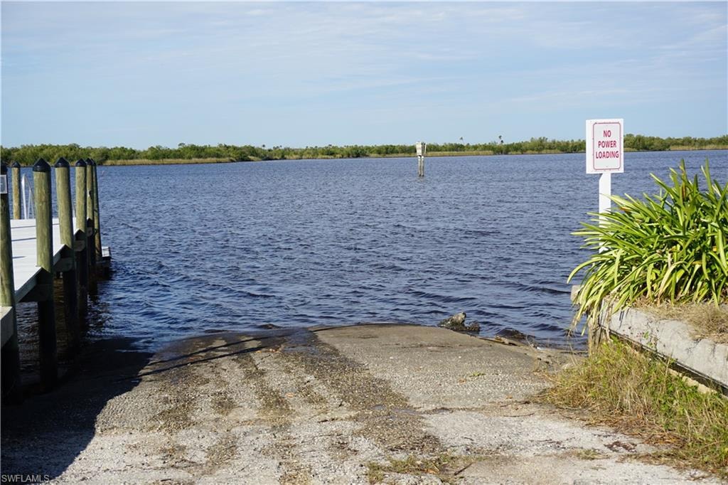 Community private boat ramp for members