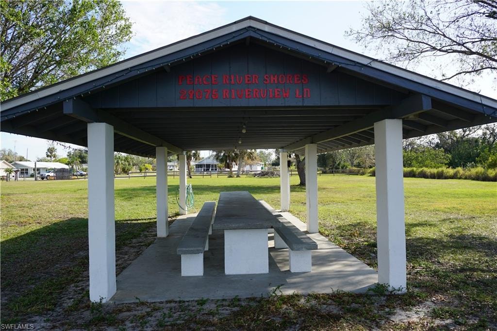 Community picnic pavillion for members
