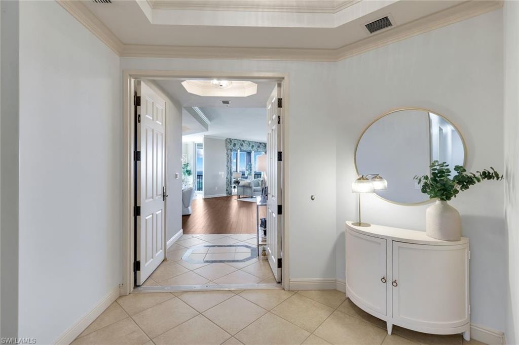 Private elevator entry into living quarters