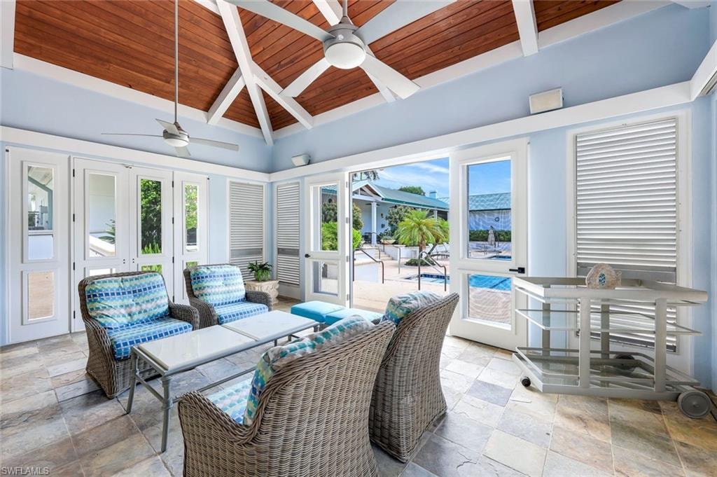 Cabana is right by the Calypso Club pool