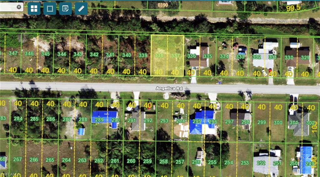 Plat Map. Illustrating lot dimensions and property boundaries for the specified parcel
