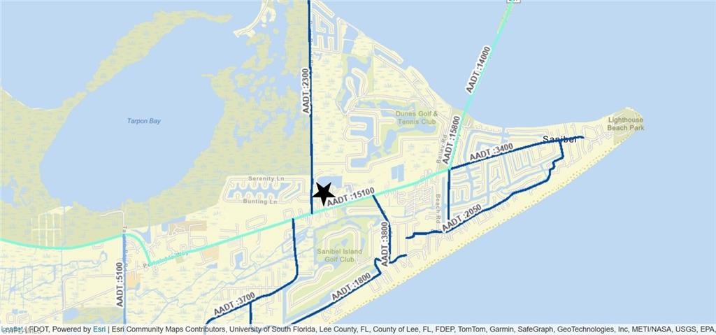Source: FDOT 2025 Average Daily Traffic Count 15,100 in 2025