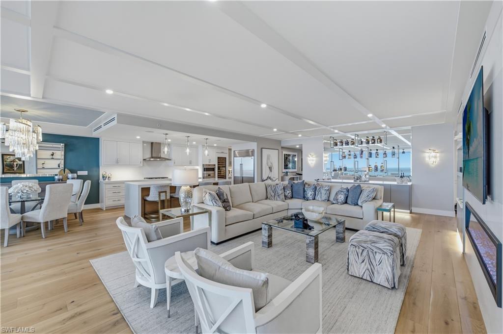Open Living and Dining