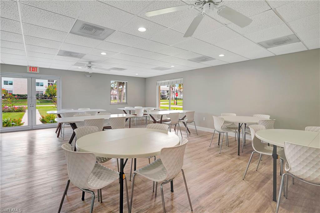 2nd smaller Clubhouse  where activities are held year around, and can also be reserved for private events