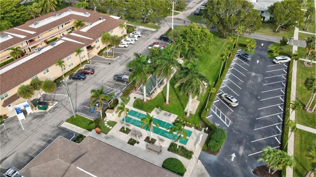 View of the shared amenities and over flow/guest parking lot