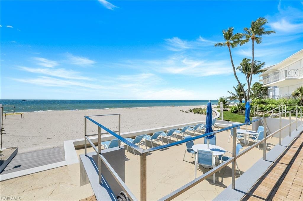 Water view featuring local beach