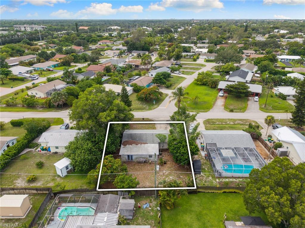 Rear view of property.