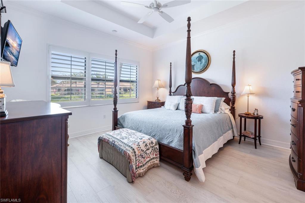 Primary Bedroom with Lake view and ensuite
