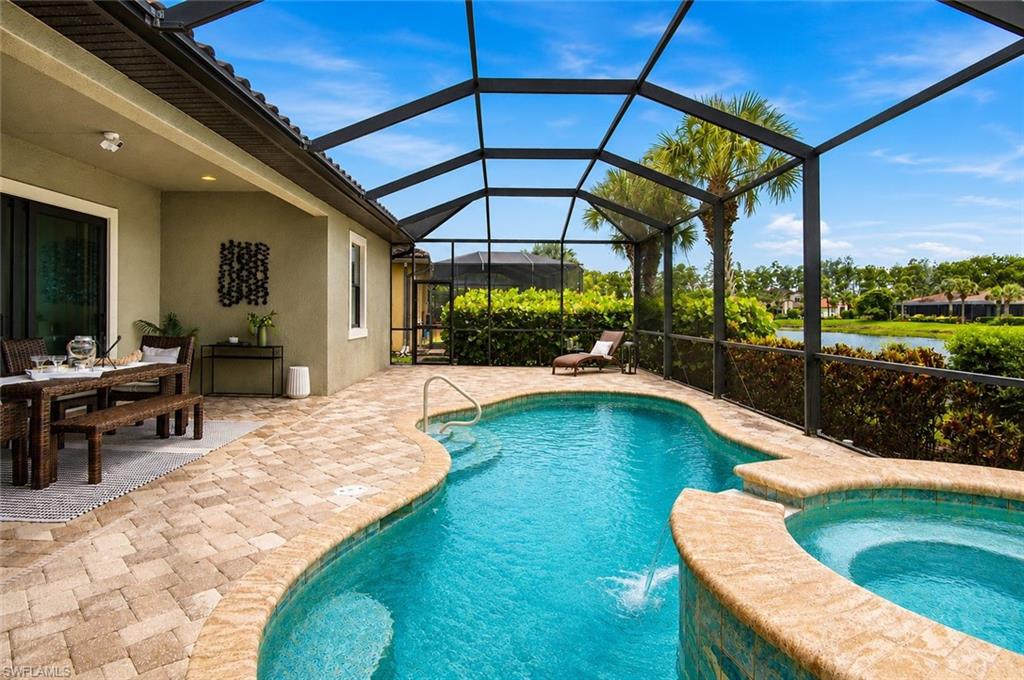 Western exposure, private pool and Jacuzzi spa are complemented with shaded dining and lounge area, including a well situated opportunity for a Summer kitchen.