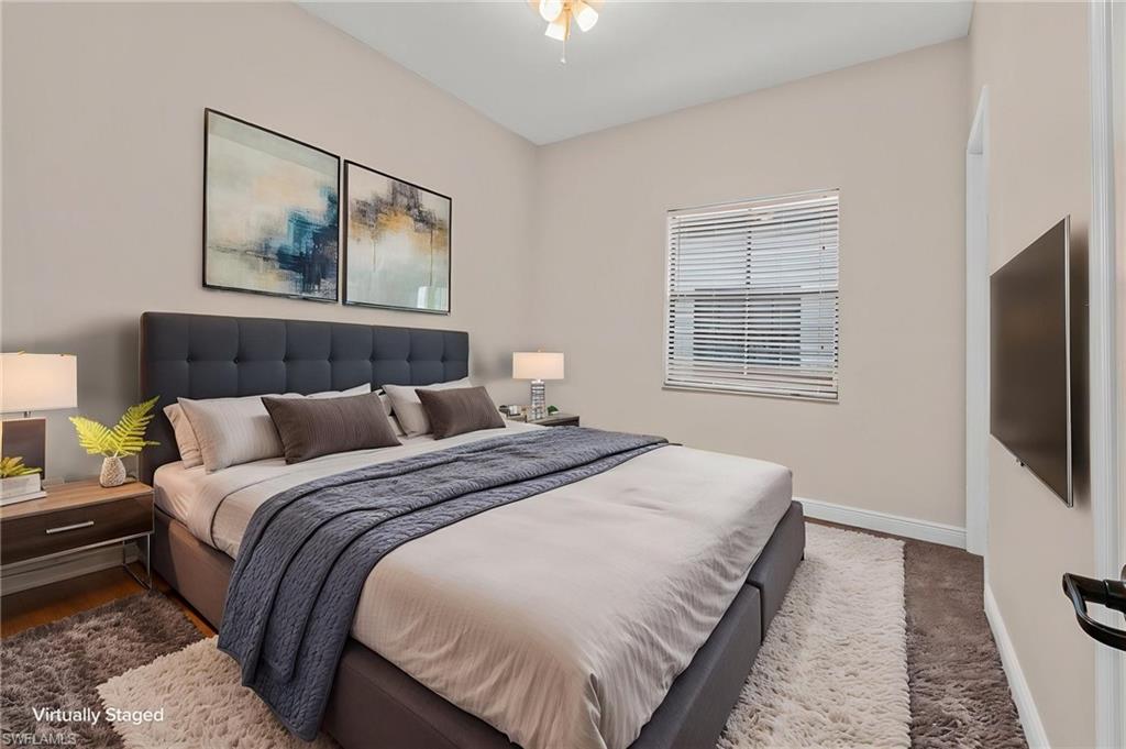 Bedroom 1 on first floor(virtually staged)