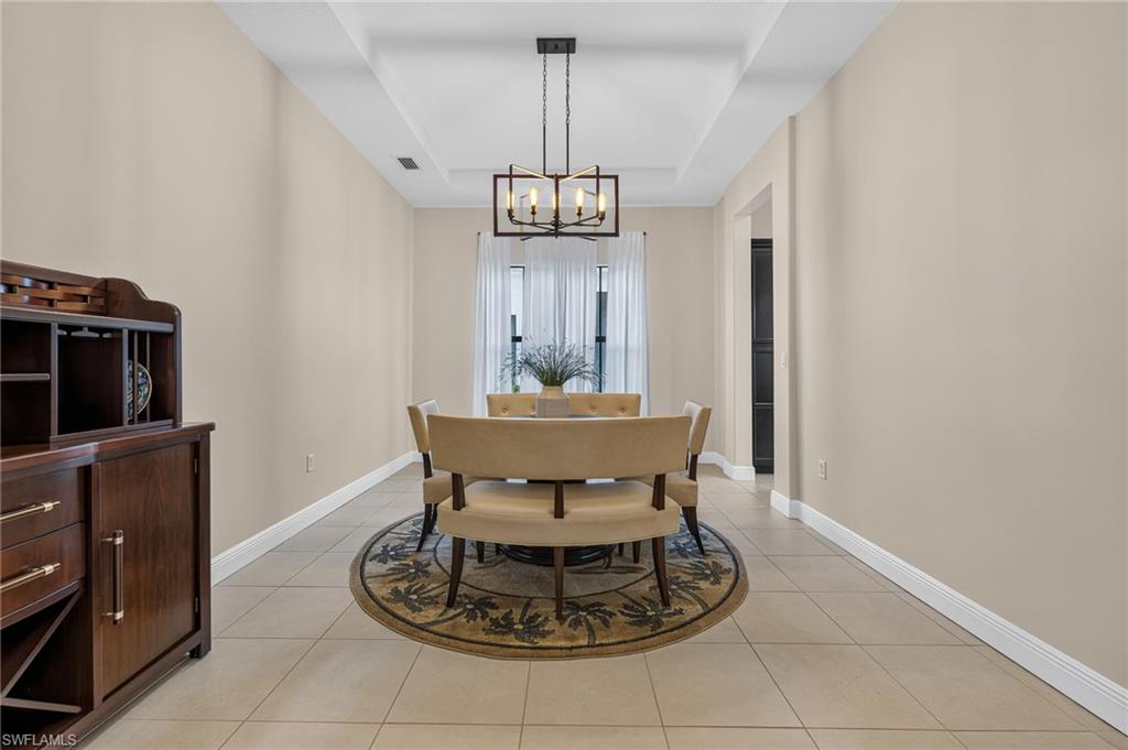 Formal dining area