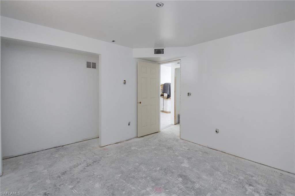 Guest Bedroom showing the closet