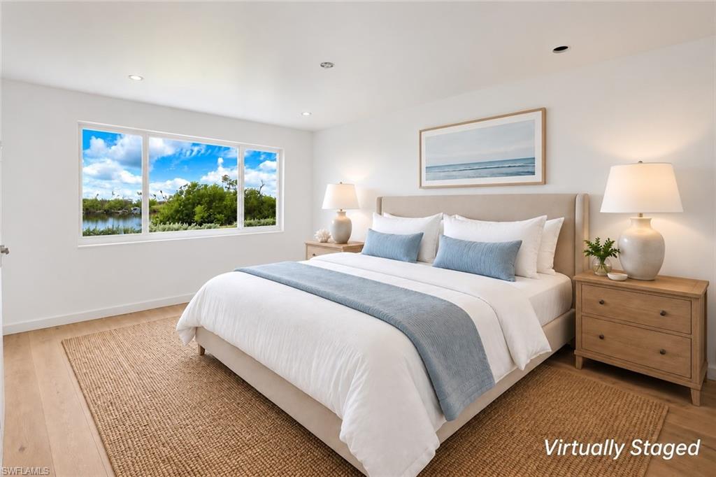 Primary Bedroom Virtually staged