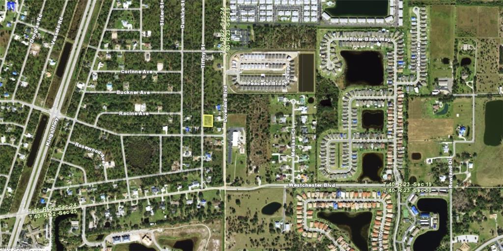 Aerial Map. Displaying the property's geographic location and surrounding infrastructure