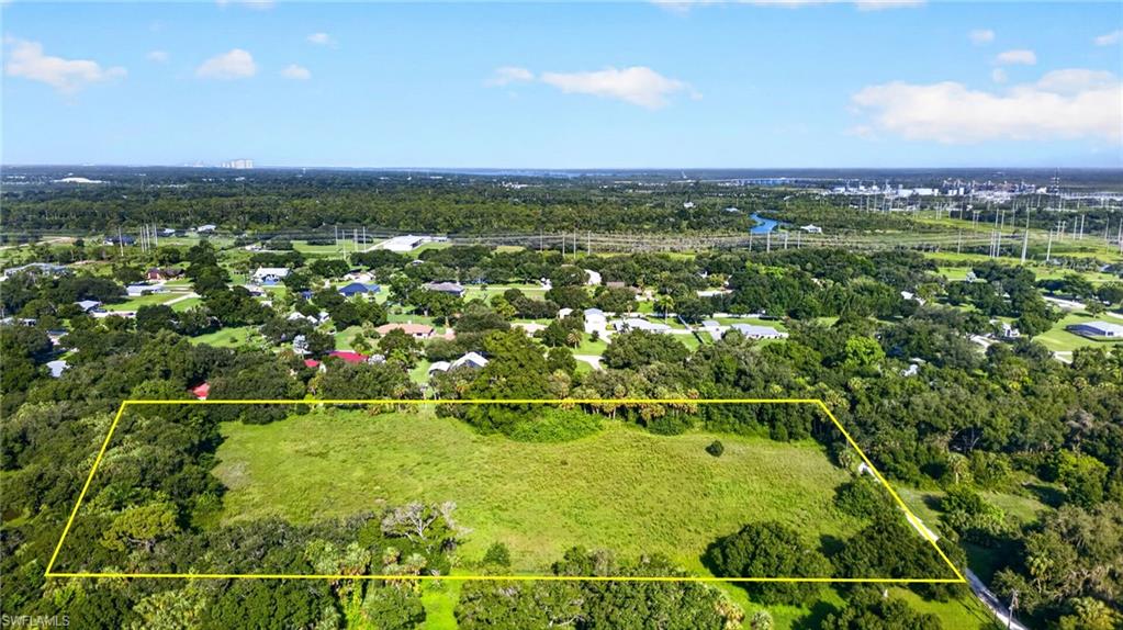 Facing west towards River Grove neighborhood