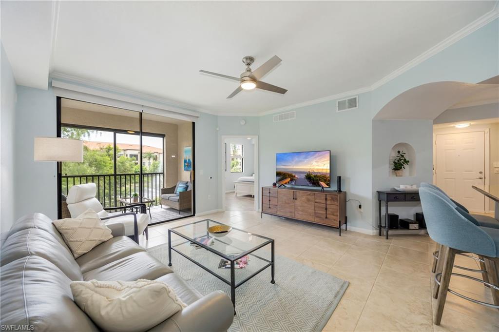 Great room to lanai