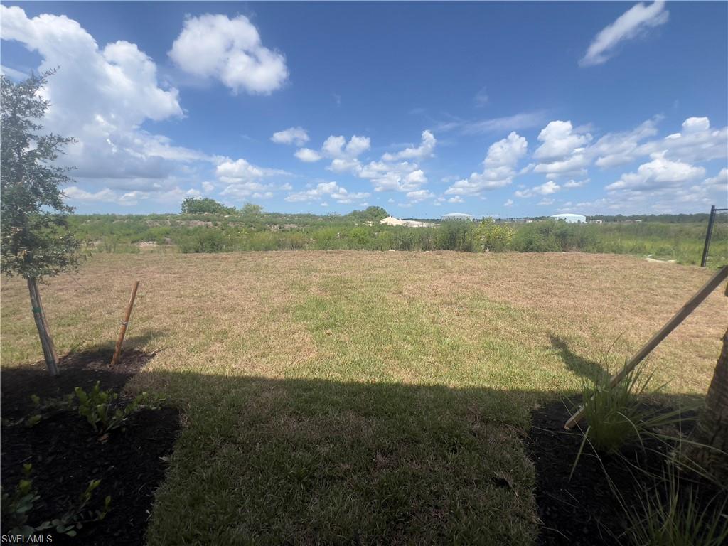 View of yard featuring a rural view