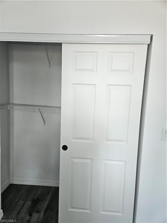 View of closet