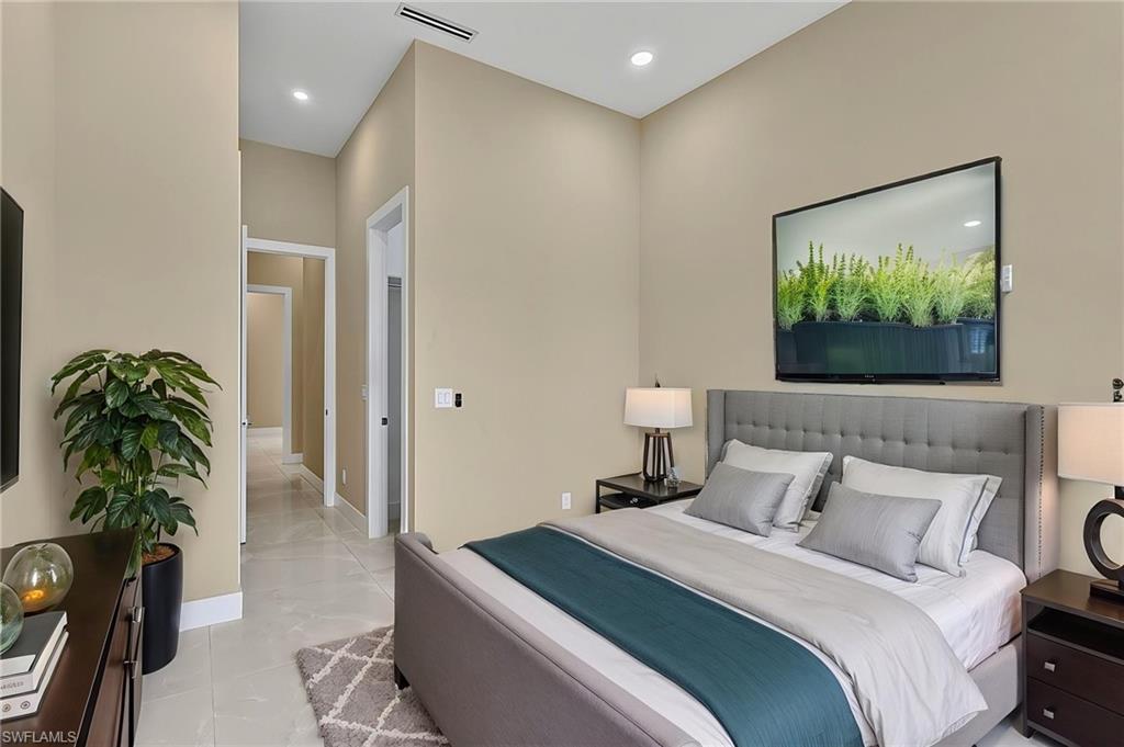 Virtually Staged Primary Bedroom