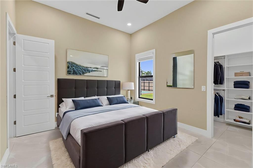 Virtually Staged Bedroom