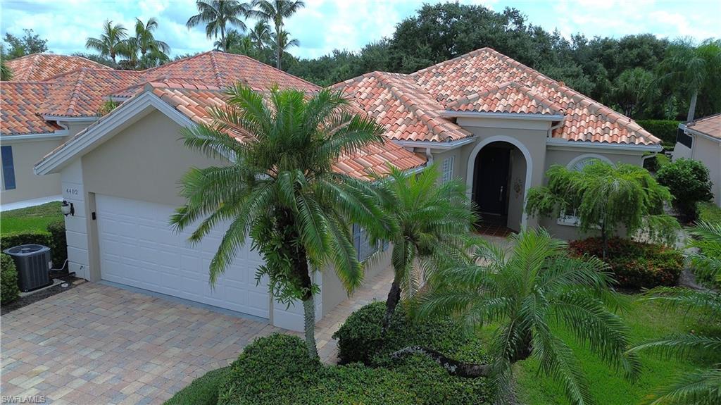 Aerial view of 4402 Novato Court in Village Walk.