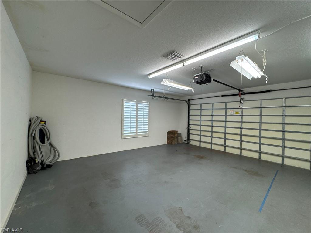 Two car attached garage.