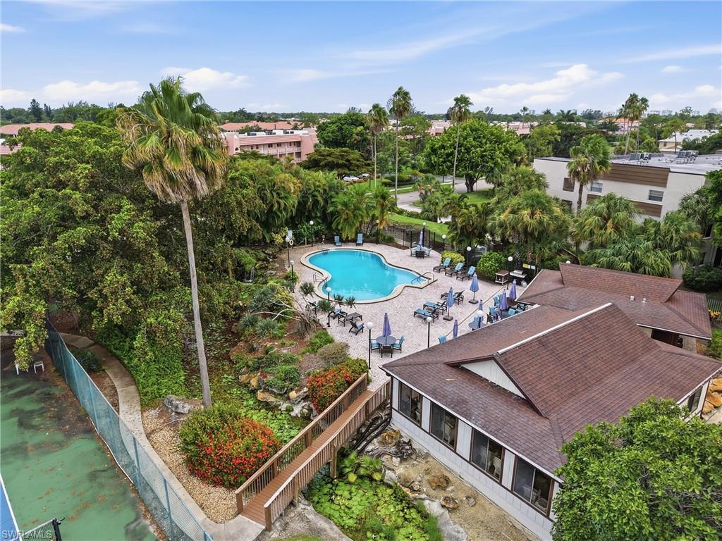 AERIAL VIEWS OF COMMUNITY POOL...