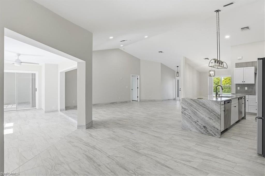 LIVING ROOM, SUNROOM, FLEX AREA
