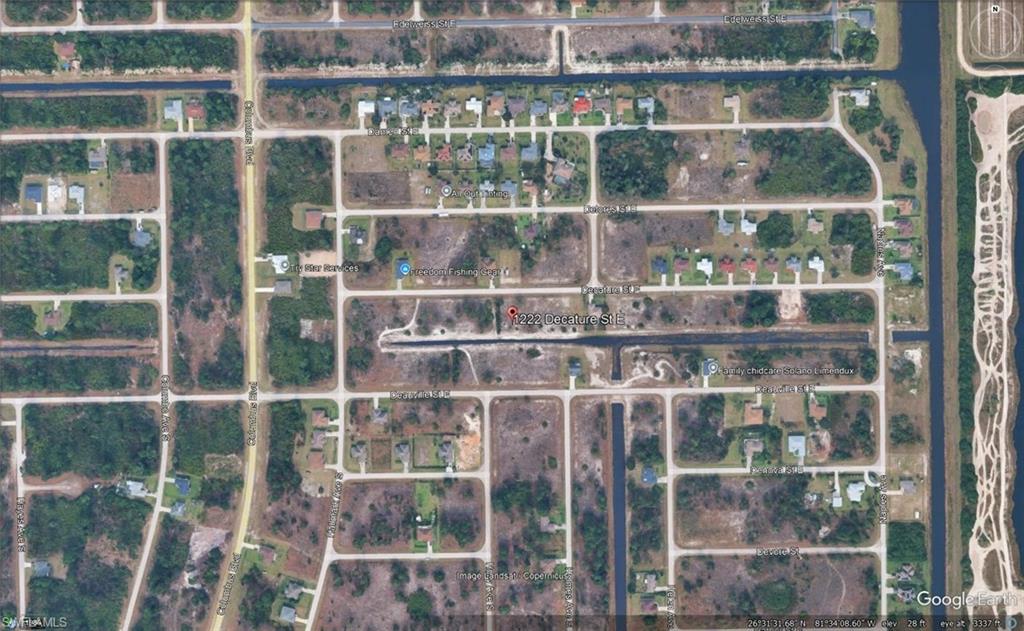 Aerial Map. Displaying the geographic layout and surrounding features of the property