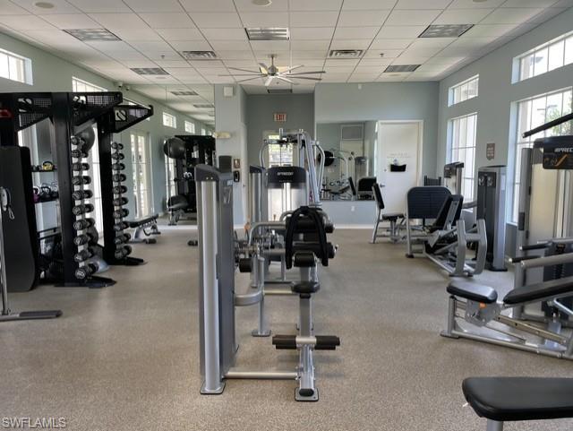 Great Gym space, Cardio side and a weight and training room