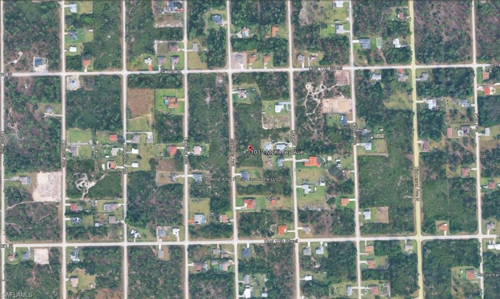 Aerial Map. Displaying the property's location and surrounding parcels