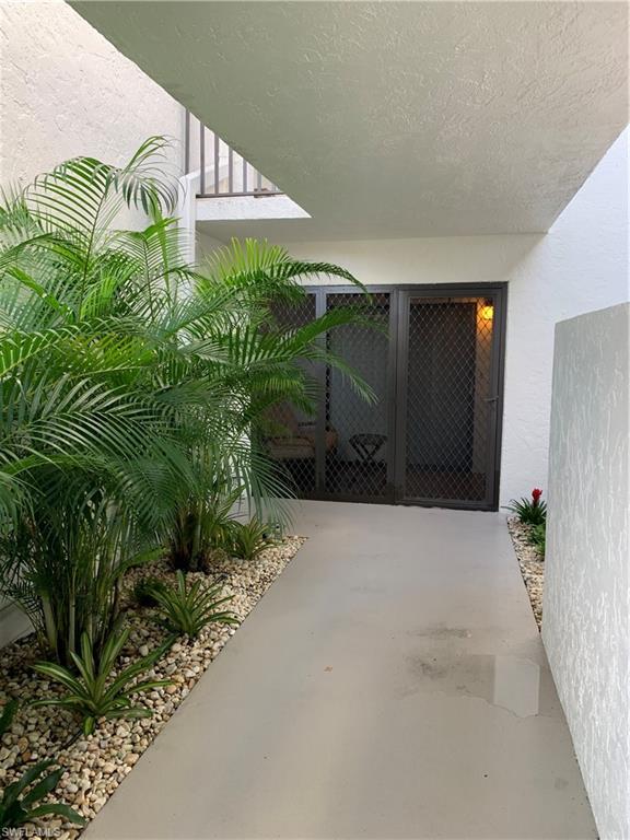 This is the view as you open the courtyard door to go to the Front Door.