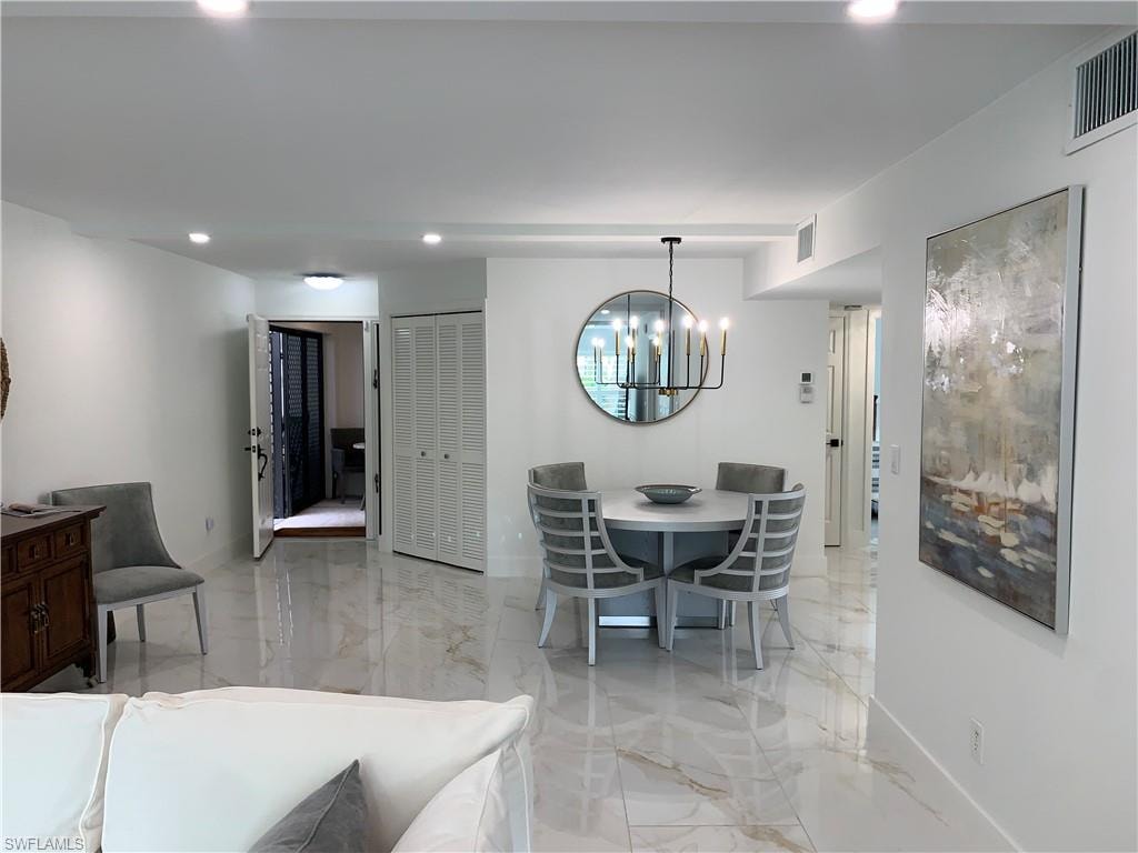 From the Great Room looking towards Front Door and Dining.