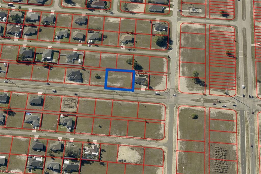 Aerial Parcel Map. Displaying the property highlighted in blue within the surveyed area