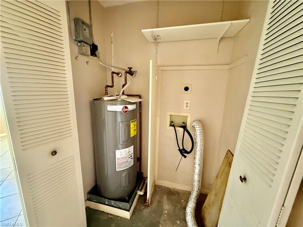Newer water heater.