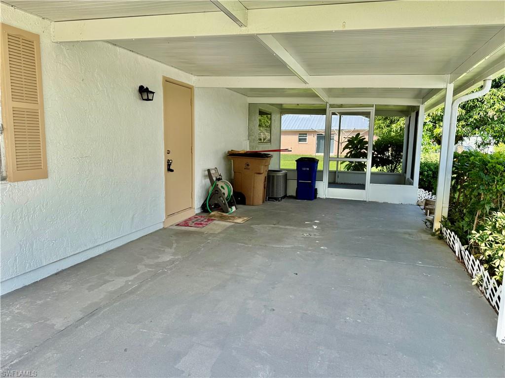 Covered carport