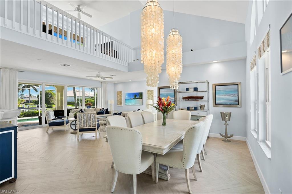 large dining space perfect for gathering!