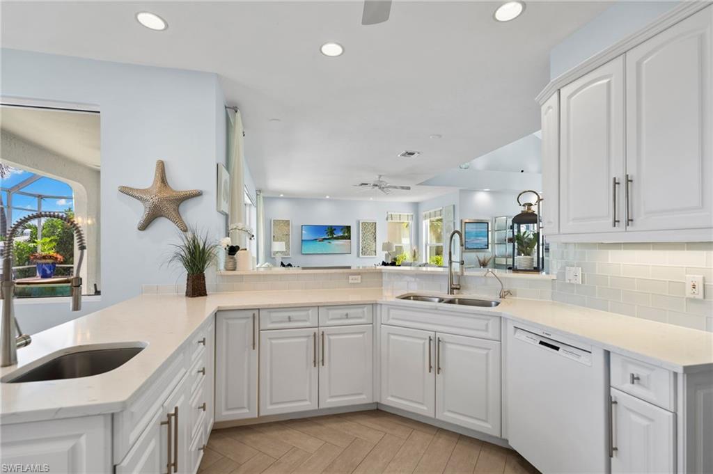 Chef kitchen with a stunning water view!