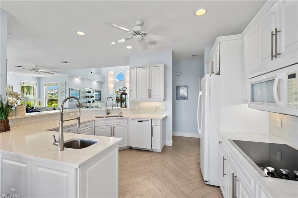Chef kitchen with a stunning water view!