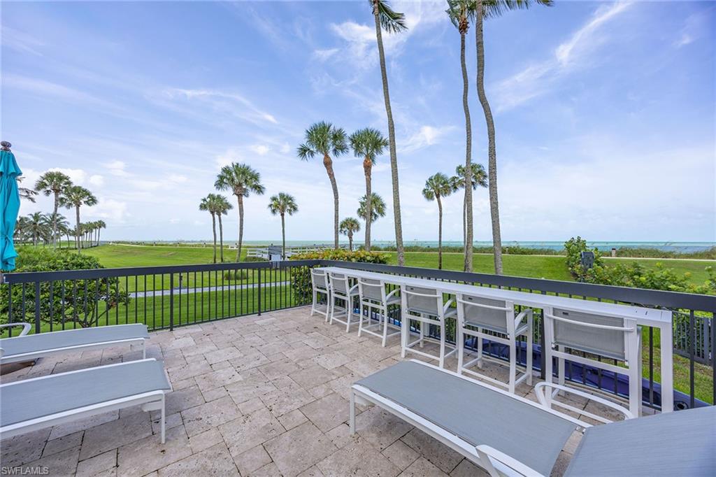 View from Lounger and Bar area.