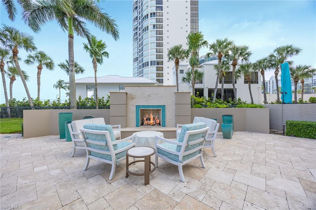 Fire Feature. Enjoy the ambiance at the beach!
