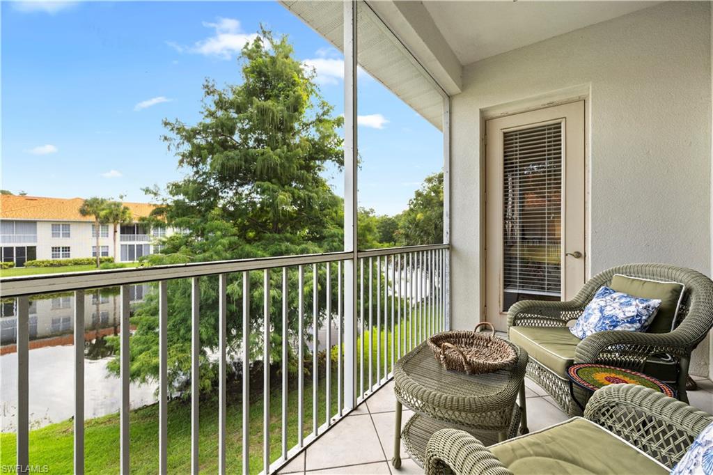 Screened Balcony/Rear View