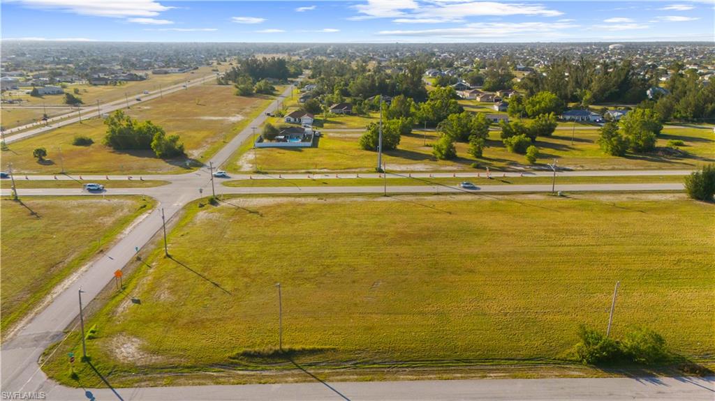 Expansive undeveloped lot with abundant green space